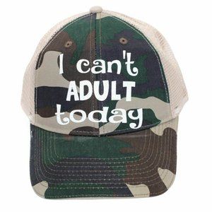 Women's Cap Hat Back Adjustable Fashion Cap Camo